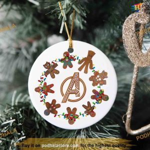 Avengers Gingerbread Christmas Ornament, Family Christmas Tree Ornaments