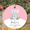 Baby's 1st Christmas Ornament, Personalized Family Gift