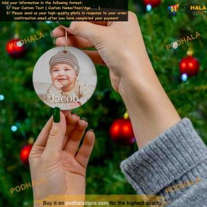 Baby's 1st Christmas Photo Ornament, Custom Family Ornaments