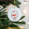 Baby's 1st Polar Bear Christmas Ornament, Custom Ceramic Decor