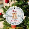 Baby's First Christmas Baubles, New Baby First Christmas Ornament