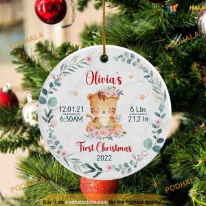 Baby's First Christmas Baubles, New Baby First Christmas Ornament