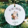 Baby's First Christmas, New Baby Personalized Ornament