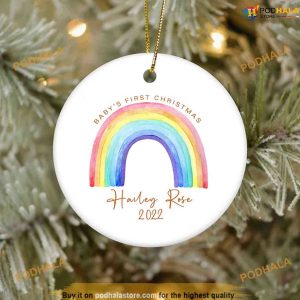 Baby's First Christmas Ornament, Custom 2023 Keepsake