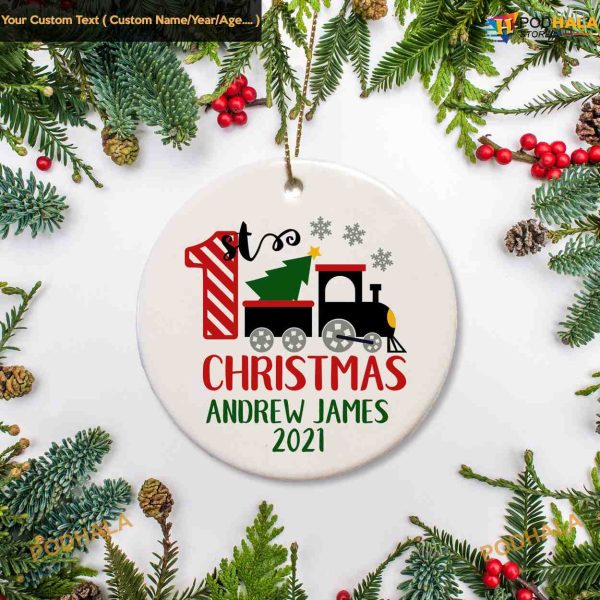 Baby’s First Christmas Ornament, First Christmas Ornament Personalized