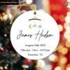 Baby's First Christmas Ornament, Personalized Baby's 1st Christmas