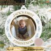 Baby's First Christmas Ornament, Personalized Photo Ornaments
