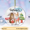 Baby's First Christmas Ornament with Animals, Custom Family Ornaments