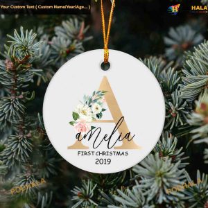 Baby's First Christmas, Personalized 1st Christmas Ornament