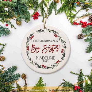 Baby's First Xmas Memory, Customized Ornament Keepsake