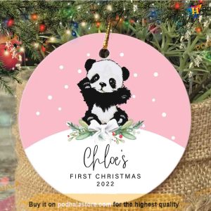 Baby's Inaugural Christmas, Personalized Ornament Memory