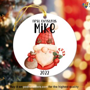 Baby's Inaugural Xmas, Personalized Family Ornament