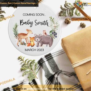 Baby's Upcoming Arrival Ornament, Family Christmas Tree Decoration