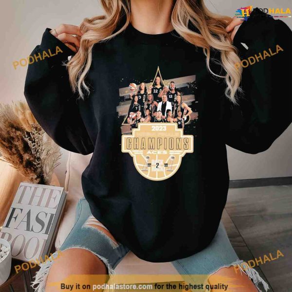 Back 2 Back WNBA Finals Champions 2023 Las Vegas Aces Shirt