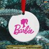 Barbie Movie Personalized Ornament, Barbie Doll Christmas Ornaments Girlfriend Gift