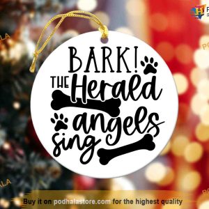 Bark Angels Sing Pet Christmas Ornament, Family Christmas Tree Ornaments