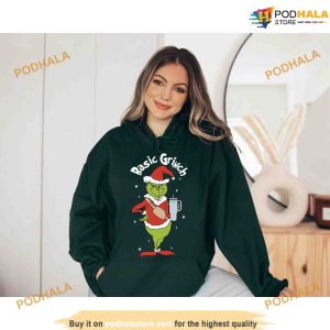 Basic Grinch Green Guy Retro Christmas Sweatshirt, Grinch Christmas Hoodie