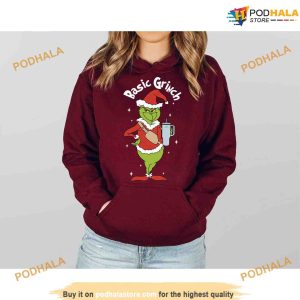 Basic Grinch Green Guy Retro Christmas Sweatshirt Grinch Christmas Hoodie 3
