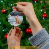 Bear & Cardinal 2023 Christmas Ornament, Family Christmas Ornaments