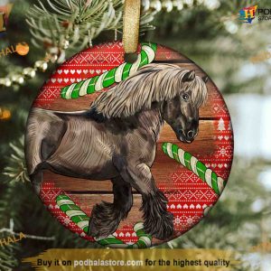Belgian Horse Christmas Ornament, Friends Christmas Ornaments