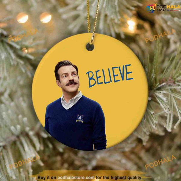 Believe Christmas Ornament, Personalized Family Ornaments