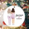 Best Friend Gift, Best Friend Xmas Ornament, Christmas Decor