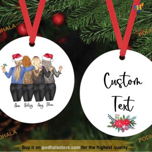 Best Friend Ornament, Best Friends Christmas Decorations, Custom Gift