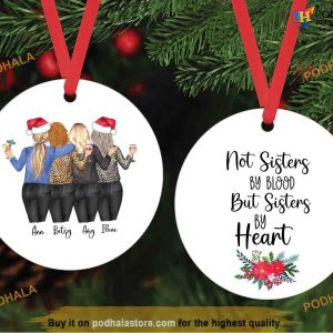 Best Friend Ornament, Personalized Best Friend Ornaments, Custom Gifts