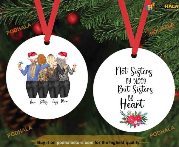 Best Friend Ornament, Personalized Best Friend Ornaments, Custom Gifts