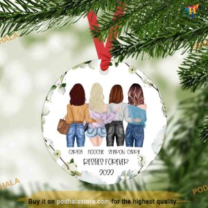 Best Friend Ornament, Personalized Best Friend Ornaments Gift