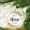 Best Nurse Christmas Ornament, Nurse Christmas Tree Gift
