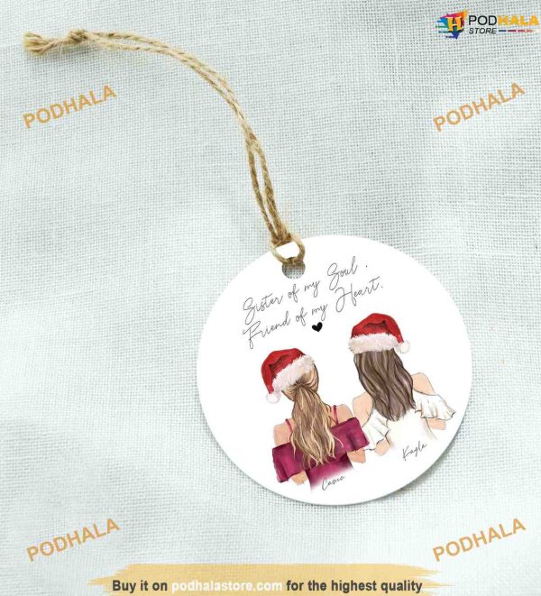 Best friends Ornament Christmas 2023, Best Friends Christmas Decorations