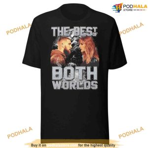 Best of Both Worlds Taylor Swift Travis Kelce Vintage 90s Shirt 3