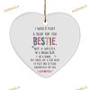 Bestie Heart Keepsake, Best Friend Ceramic Decor, Gift