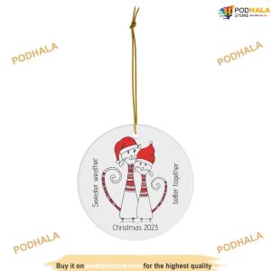 Better Together Christmas 2023 Ornament, Best Friends Xmas Decor
