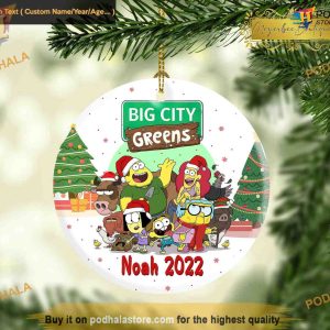 Big City Greens Christmas Ornament, Friends Tree Decoration