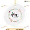 Black and White Shih Tzu Ornament, Dog Parent Gift