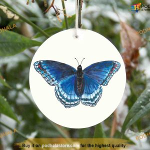 Blue Butterfly Personalized Ornament, Friends Christmas Ornaments