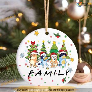 Bluey Christmas Ornaments, 2023 Decoration, Bluey and Bingo Ornaments