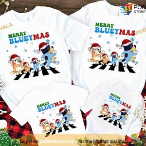 Bluey Family Matching Christmas Shirt, Bluey Bingo Friend Shirt, Creative Christmas Gifts