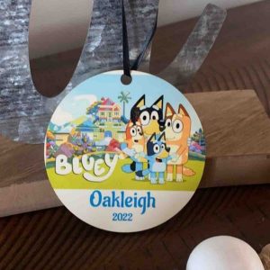 BlueyDad Christmas Keepsake, Family Ornament