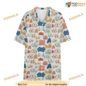 Boobs Funny Hawaiian Shirt For Women Men Boobs On A Shirt 3