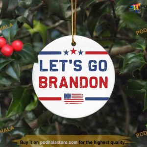 Brandon Funny Ceramic Christmas Ornament, Custom Family Ornaments