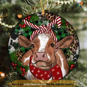 Brown Cow Ornament Friends Christmas Ornaments