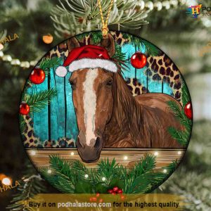 Brown Horse Ornament Family Christmas Ornaments