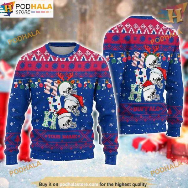 Buffalo Customized 3D Christmas Sweater, Creative Christmas Gifts