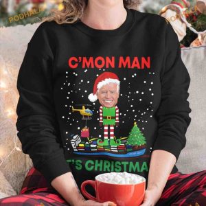 C’mon Man It’s Christmas Santa Joe Biden Shirt, Christmas Day Gift