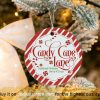 Candy Cane Lane Ceramic Tree Ornament, Family Christmas Ornaments