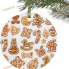 Cartoon Gingerbread Christmas Ornaments Funny Christmas Ornaments