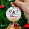 Cat Angel Memorial Ornament, Family Christmas Ornaments